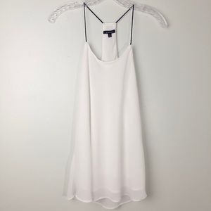 Evenuel White Chiffon Racer Back Camisole